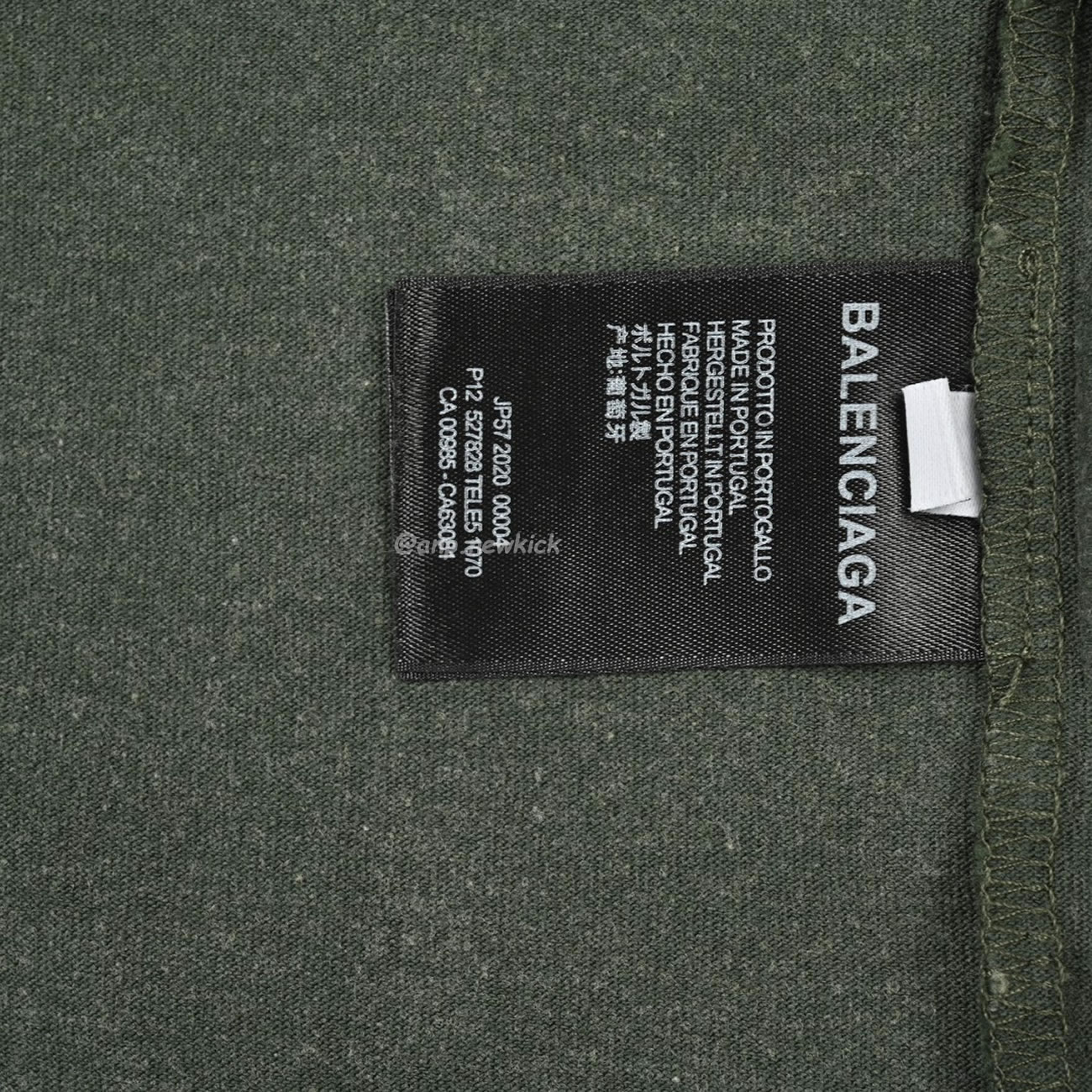 Balenciaga 24ss Graffiti Letter Stir Fried Snowflake Short Sleeved T Shirt (1) - www.newkick.vip